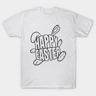 Logo "happy Easter Bunny As Color In Easter T-Shirt